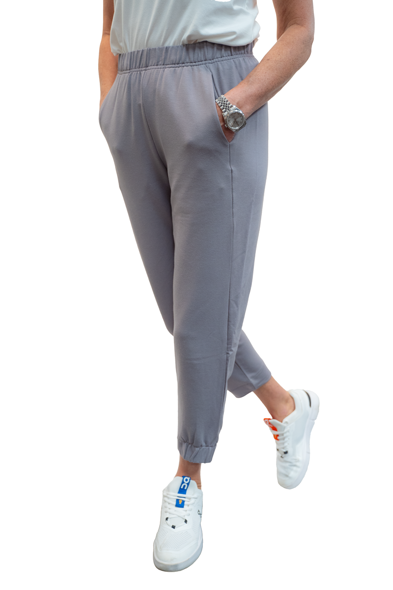 French Terry Street Chic Foldover Waist Pocket Sweatpants