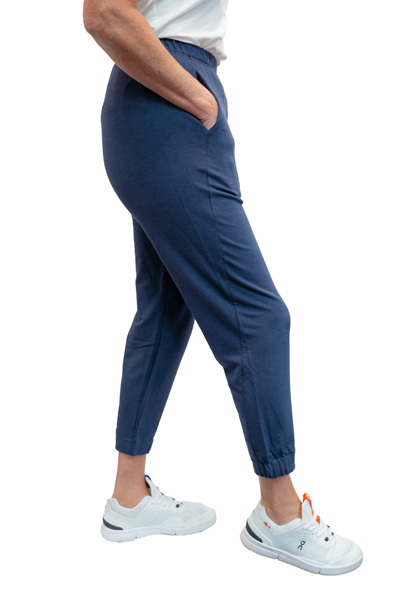 WOMEN'S BAMBOO CASUAL PANTS NAVY Made in Canada – My Ol' Blues